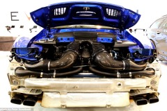 Ring-Police PTS 991.2 project-car with Eventuri Carbon Fiber air intake system